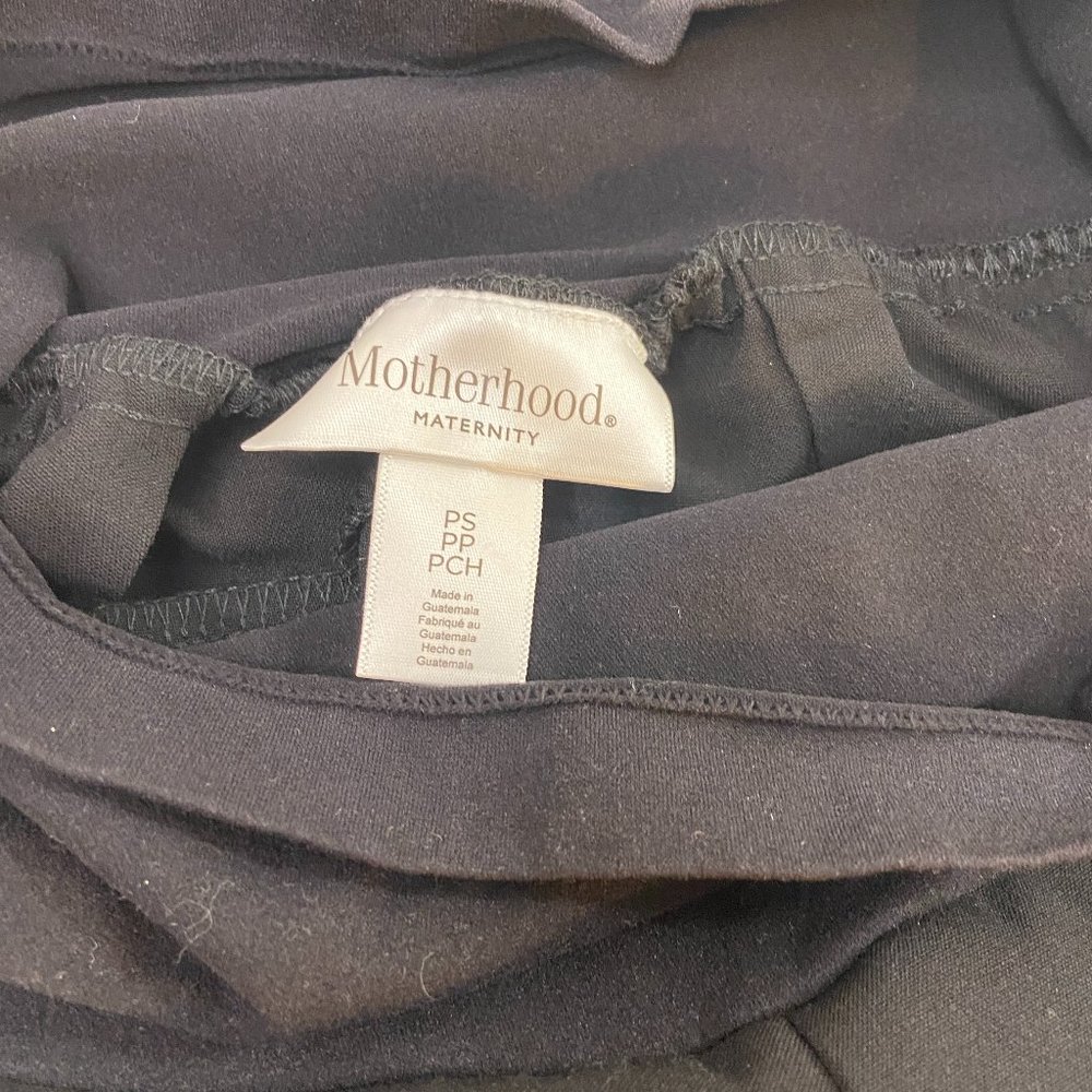 Motherhood Maternity Petite Stretching Suiting Straight Leg Pant Black P… - Picture 11 of 13